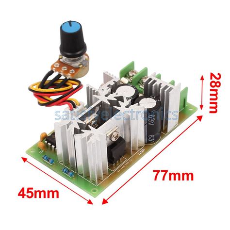 Universal A Dc V Pwm Hho Rc Motor Speed Regulator Controller