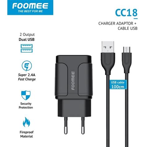 Gudang Data Store Jual Travel Charger Foomee Cc