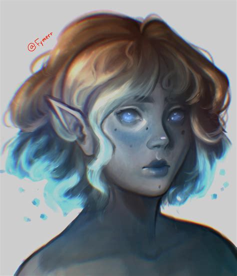 Oc Alya Dwyer Water Genasi Commission Dnd