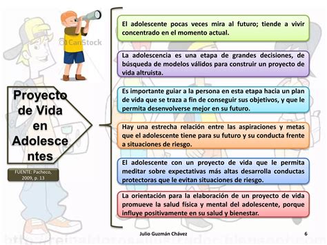 Proyecto De Vida Para Adolescentes Ppt