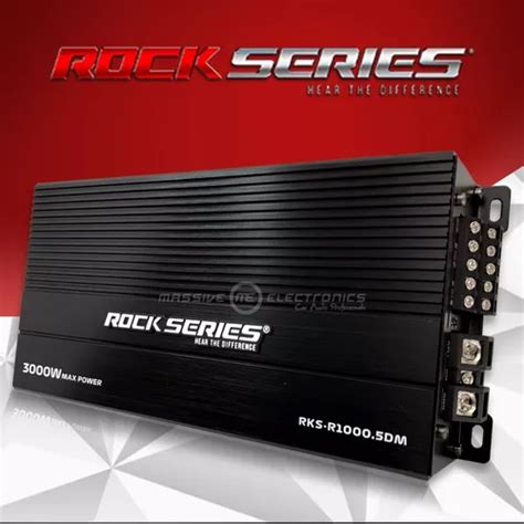 Amplificador Mini Rock Series Rks R1000 5dm 5 Canales 3000w En Venta En