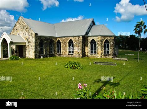 St Stephens Anglican Church Seatons Glanvilles Antigua Stock Photo