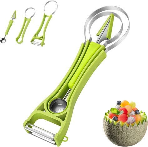 Amazon Choxila 5 In 1 Melon Baller Scoop Set Stainless Steel