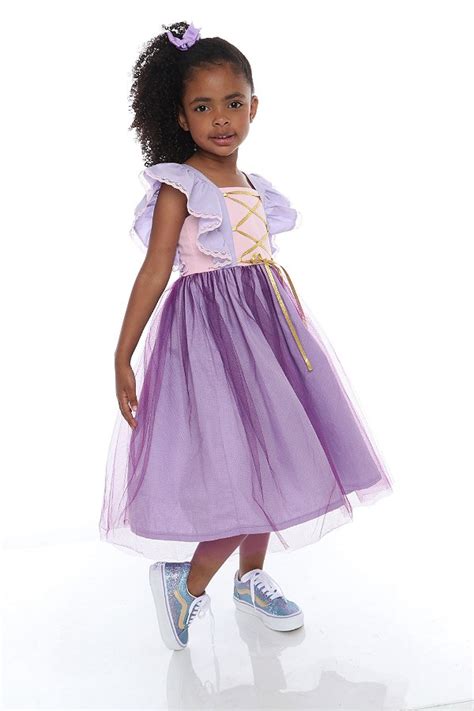 Vestido Fantasia Rapunzel Enrolados Baby Fashion Fun