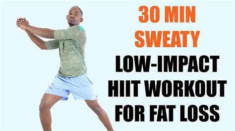 30 Minute Low Impact Hiit Cardio Workout No Jumping For Fat Loss Youtube