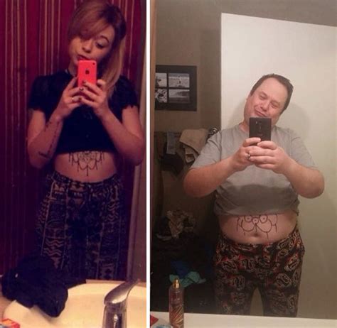 Dad Recreates Daughters Tacky Selfies Earns Twice More Followers Than