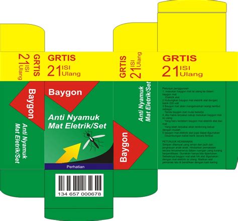 Membuat Kotak Atau Packaging Obat Nyamuk Di Coreldraw Tutorial Desain