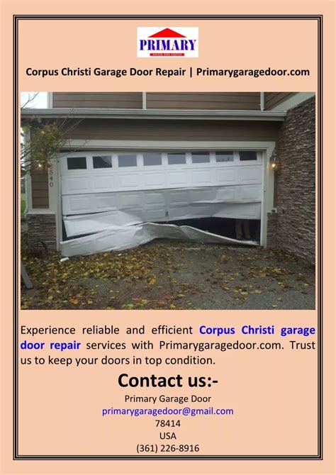 Ppt Corpus Christi Garage Door Repair Powerpoint Presentation Id 13212006