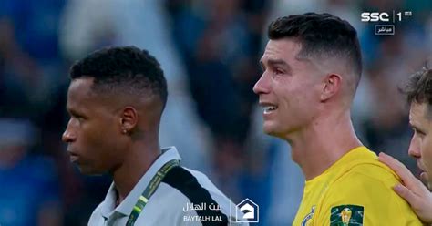 Cristiano Ronaldo Llora Desconsolado Tras Perder La Final De La Copa De