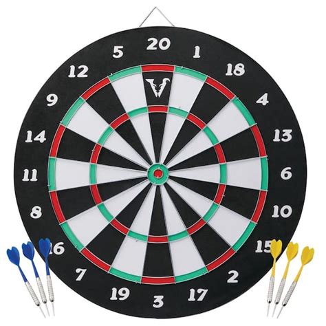 Viper Double Play Coiled Paper 176 In Dartboard With Darts And