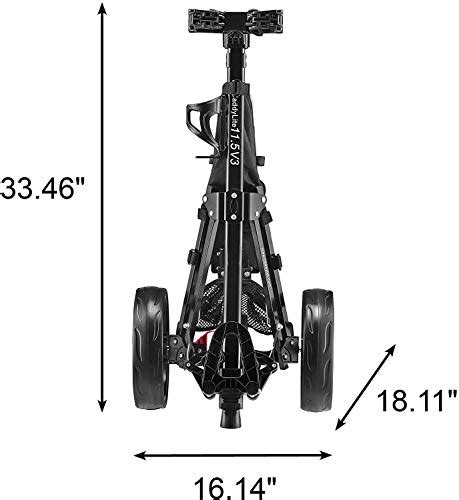 CaddyTek CaddyLite 11.5 V3 Deluxe Golf Push Cart Review