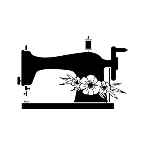 Sewing Machine Silhouette Png