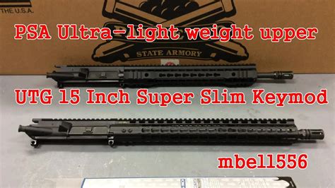 Psa Ultra Light Ar 15 Upper Receiver Modification With Utg Pro Keymod