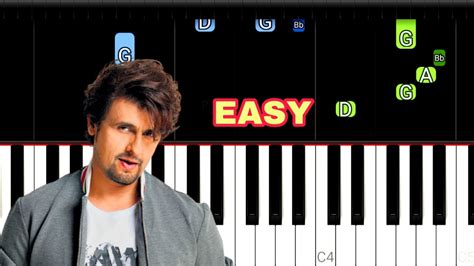 Kal Ho Na Ho Piano Tutorial Har Ghadi Badal Rahi Slow Easy Sonu