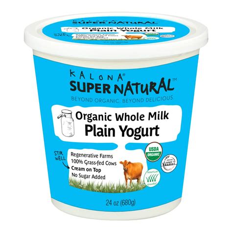 Organic Whole Milk Plain Yogurt | Kalona SuperNatural