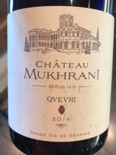 Ch Teau Mukhrani Qvevri Red Vivino Singapura