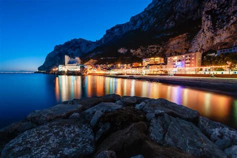 Catalan Bay and Beach, Gibraltar Stock Photo - Image of nature ...