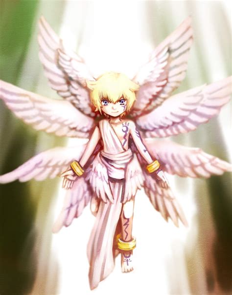 The Big Imageboard Tbib Angel Wings Blonde Hair Blue Eyes Digimon