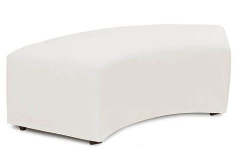 Hamilton Curved Ottoman Stuart Event Rentals