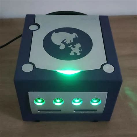 CONSOLE NINTENDO GAMECUBE Custom Luigi S Mansion Swiss Mod Pico Boot