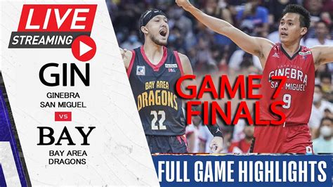 Pba Finals Live Game Brgy Ginebra Vs Bay Area Dragons Pba