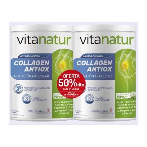 Vitanatur DUPLO Collagen Antiox Plus Regenerador Y Antioxidante 2 X