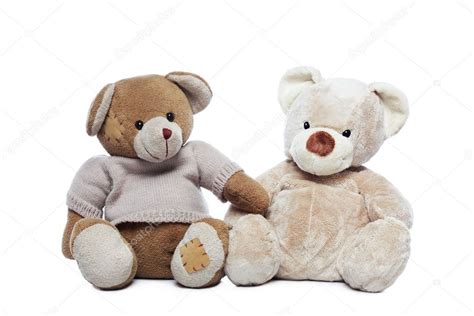 Two Teddy Bears Hugging Each Other — Stock Photo © Ivelin 1783400