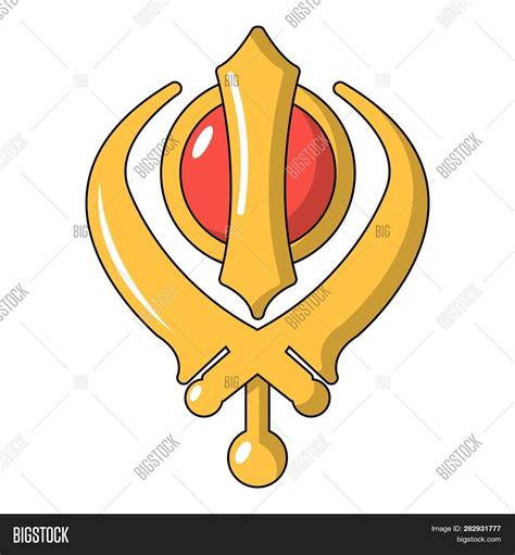 Khanda Symbol Sikhism Image & Photo (Free Trial) | Bigstock