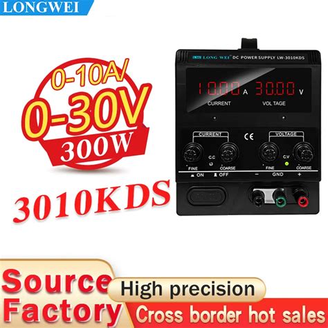 Longwei Lw 3010kds Ajustável Dc Laboratório 30v 10a Banco Fonte De