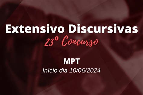 Curso De Discursiva Mp Pr P S Edital Instituto Aocp Grupo Descubra