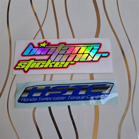 Sticker Emblem Timbul Hstc Honda D Lazada Indonesia