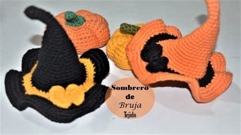 Sombrero De Bruja Tejido Amigurumis Paso A Paso Tejiendo Ideas