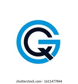 Gq Logo Design Simple Modern Template Stock Vector (Royalty Free ...