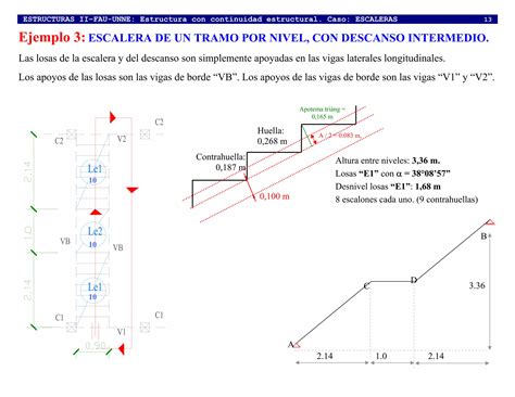 Ejemplos De Cálculo Escaleras 2011 Ppt