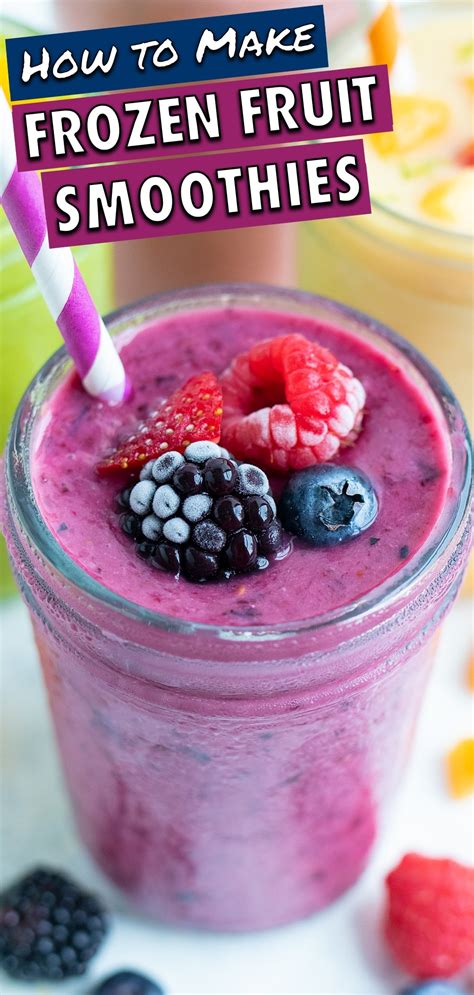 How To Make A Fruit Smoothie Easy Recipes Evolving Table