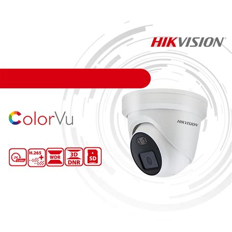 Hikvision Mp Colorvu Ip Camera Turret Ds Cd G Lu Poe