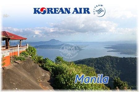 Vliegticket Korean Air Manila Boeken Bm Air Reizen