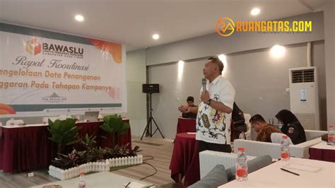 Panwaslih Aceh Timur Gelar Rapat Koordinasi Pengelolaan Data Penanganan