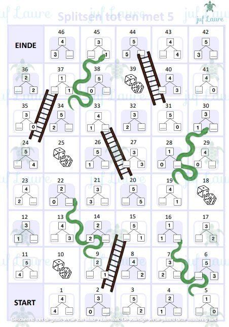 Ladderspel Splitsen Tot En Met Juf Laure