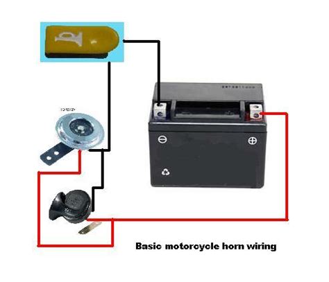 Horn Wiring Diagram For Motorcycle