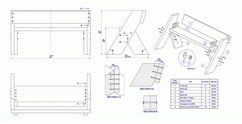 Aldo Leopold Bench Plan Craftsmanspace