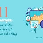 Estrategias 2015 para aumentar las visitas en tu web o blog infografía