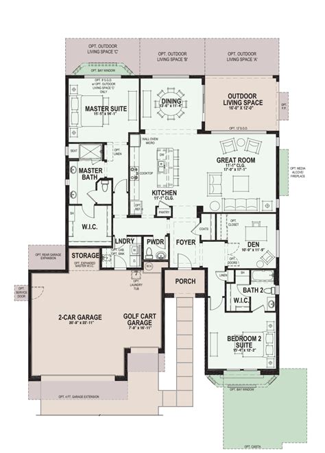 QUAIL CREEK CORTEZ FLOOR PLAN Has 2 051 SF