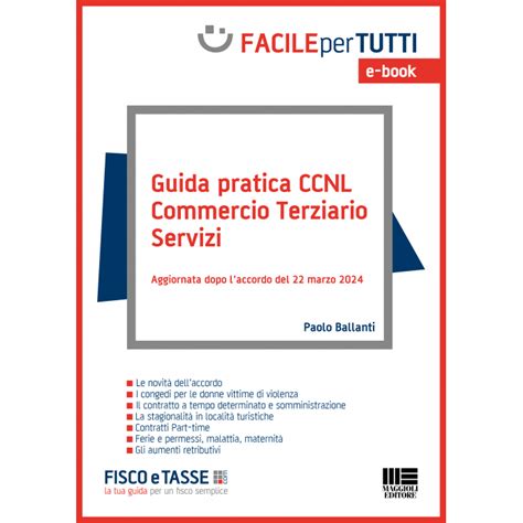 Guida Pratica CCNL Commercio Terziario Servizi EBook FISCOeTASSE