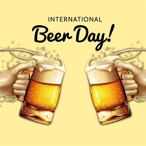 International Beer Day International Beer Day Beer Day Bar Poster