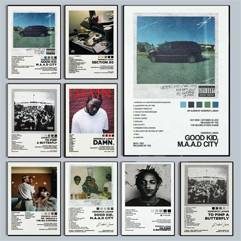 Kendrick Lamar P Ster De Cubierta De Lbum De M Sica Impresiones Arte De