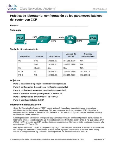 Pdf Lab Configuracion Basica Del Router Con Ccp Dokumen Tips