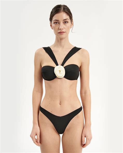 Sahar Bikini Black Ivory La Revêche