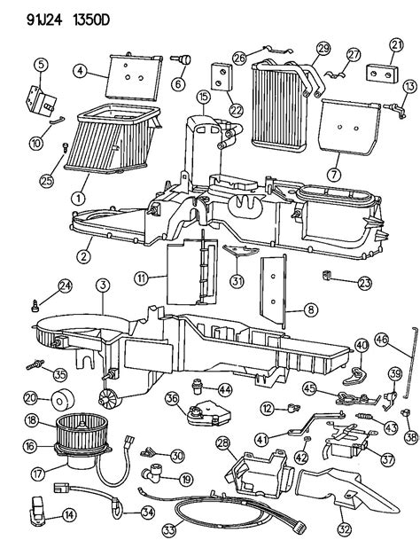 1997 Jeep Grand Cherokee Heater Diagram