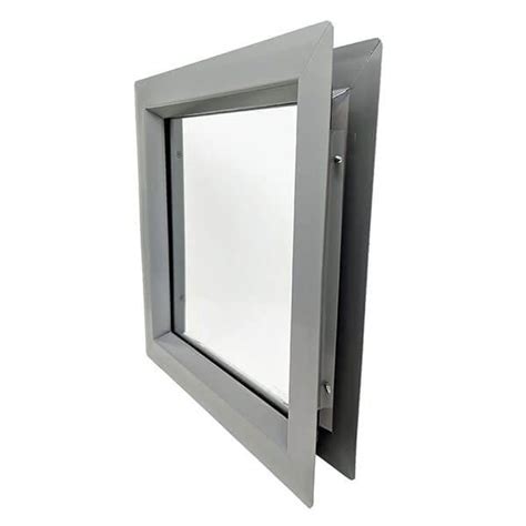 Commercial Metal Doors With Steel Lite Kit And Glass